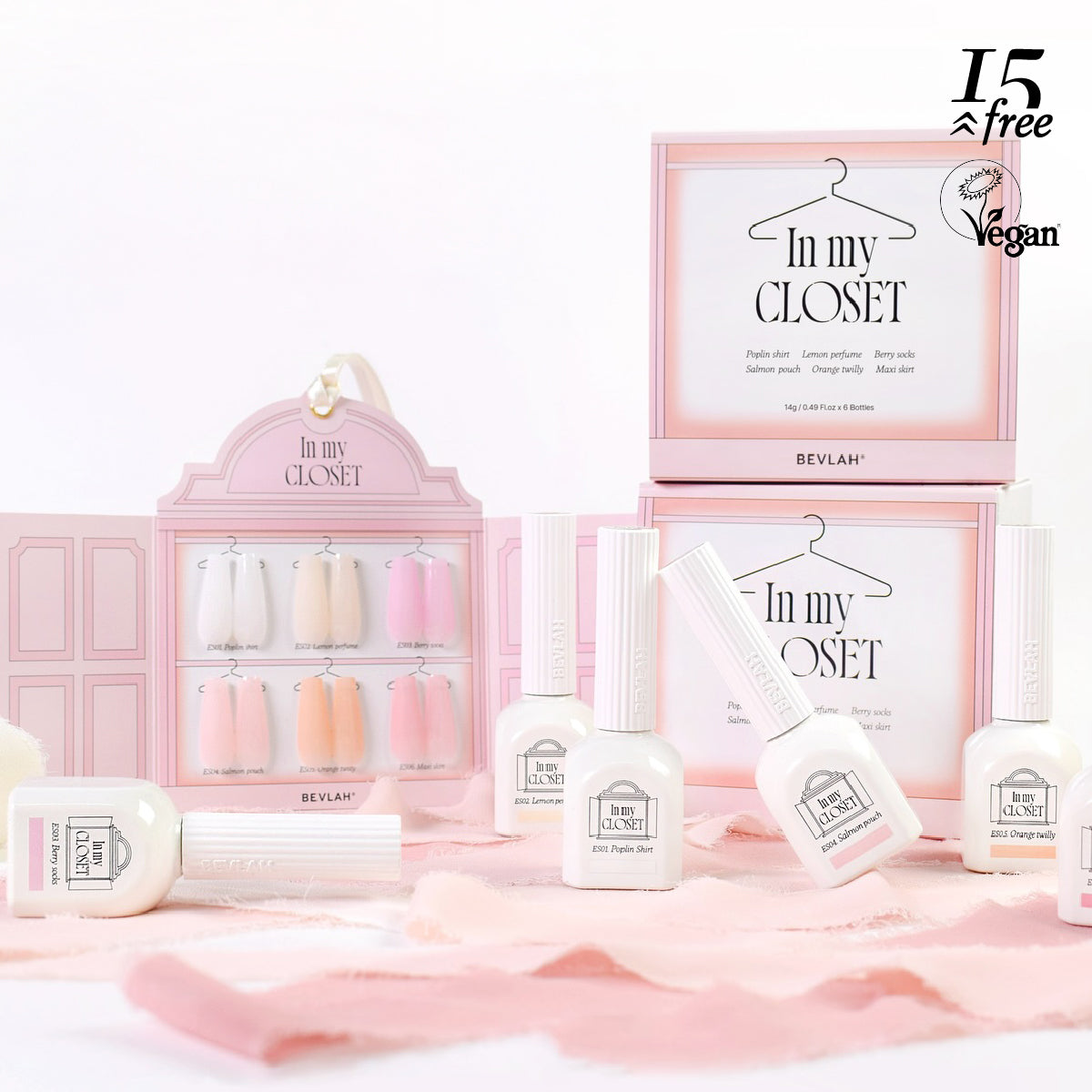 BEVLAH  In My Closet Sheer Builder Gel Collection