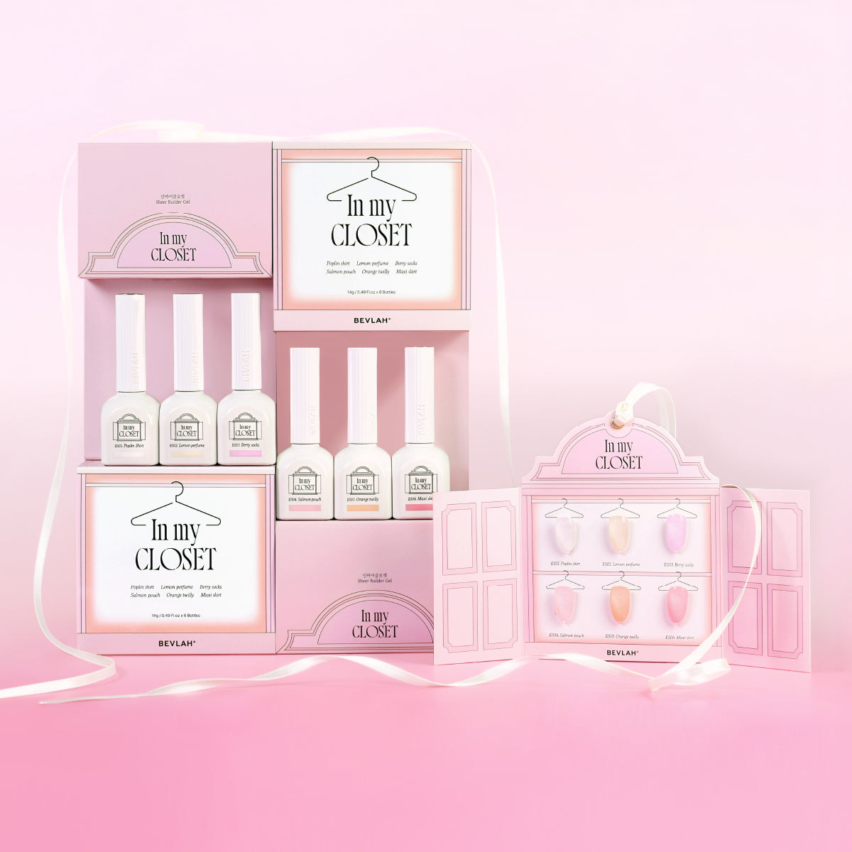 BEVLAH  In My Closet Sheer Builder Gel Collection