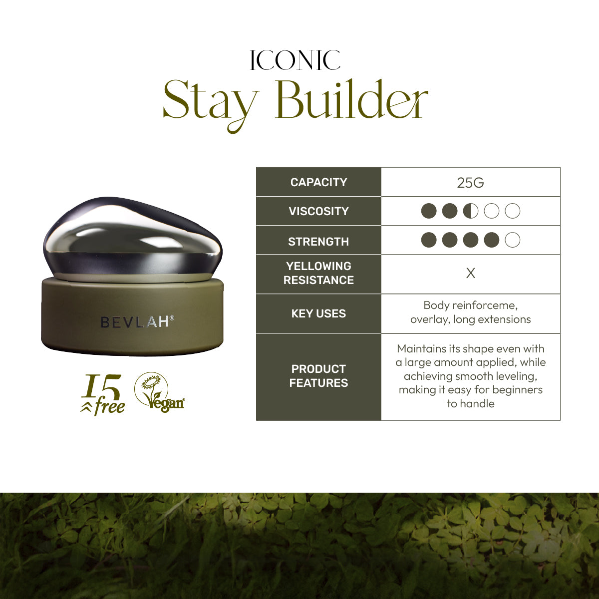 BEVLAH Iconic Stay Builder / 25g