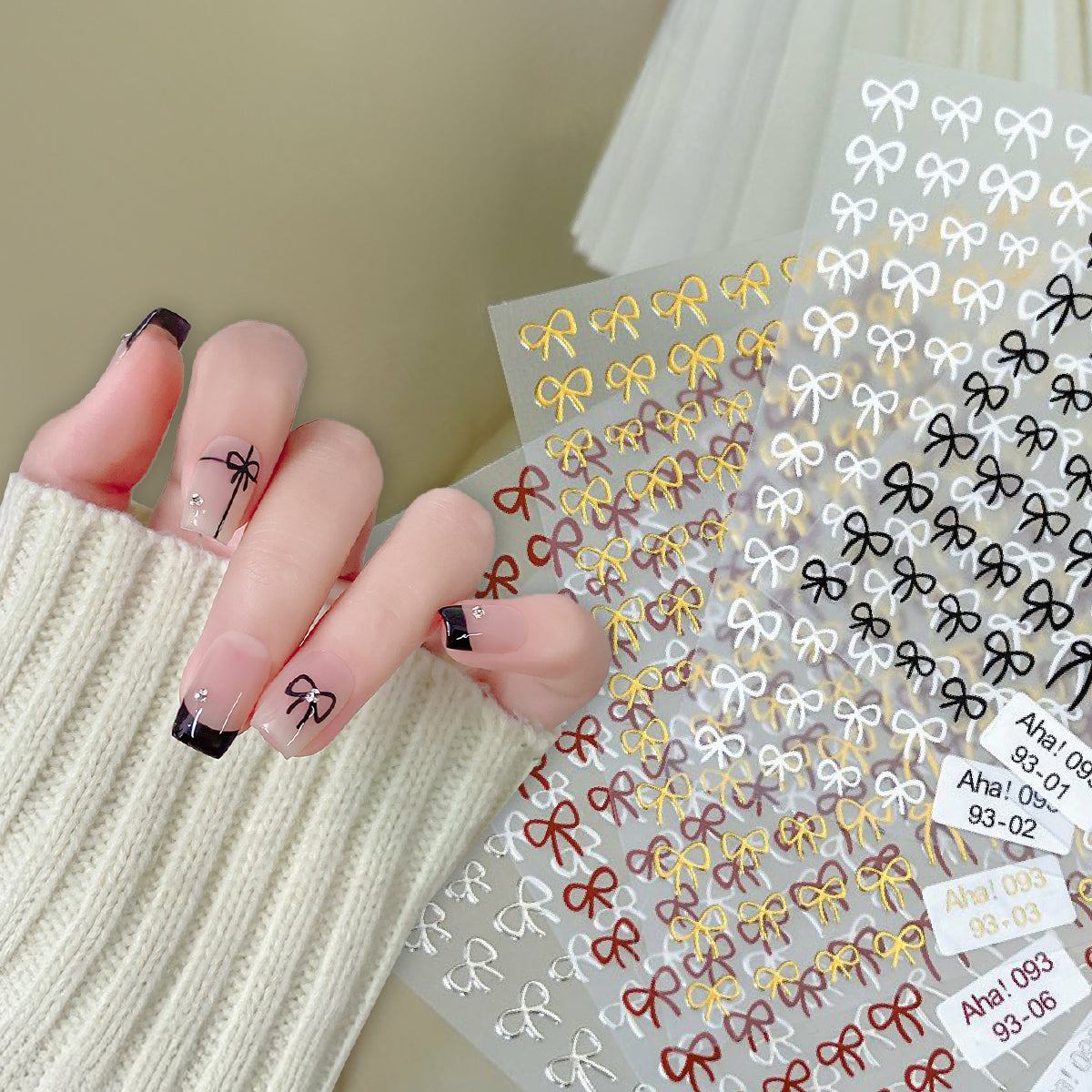 Bowtique Nail Art Stickers