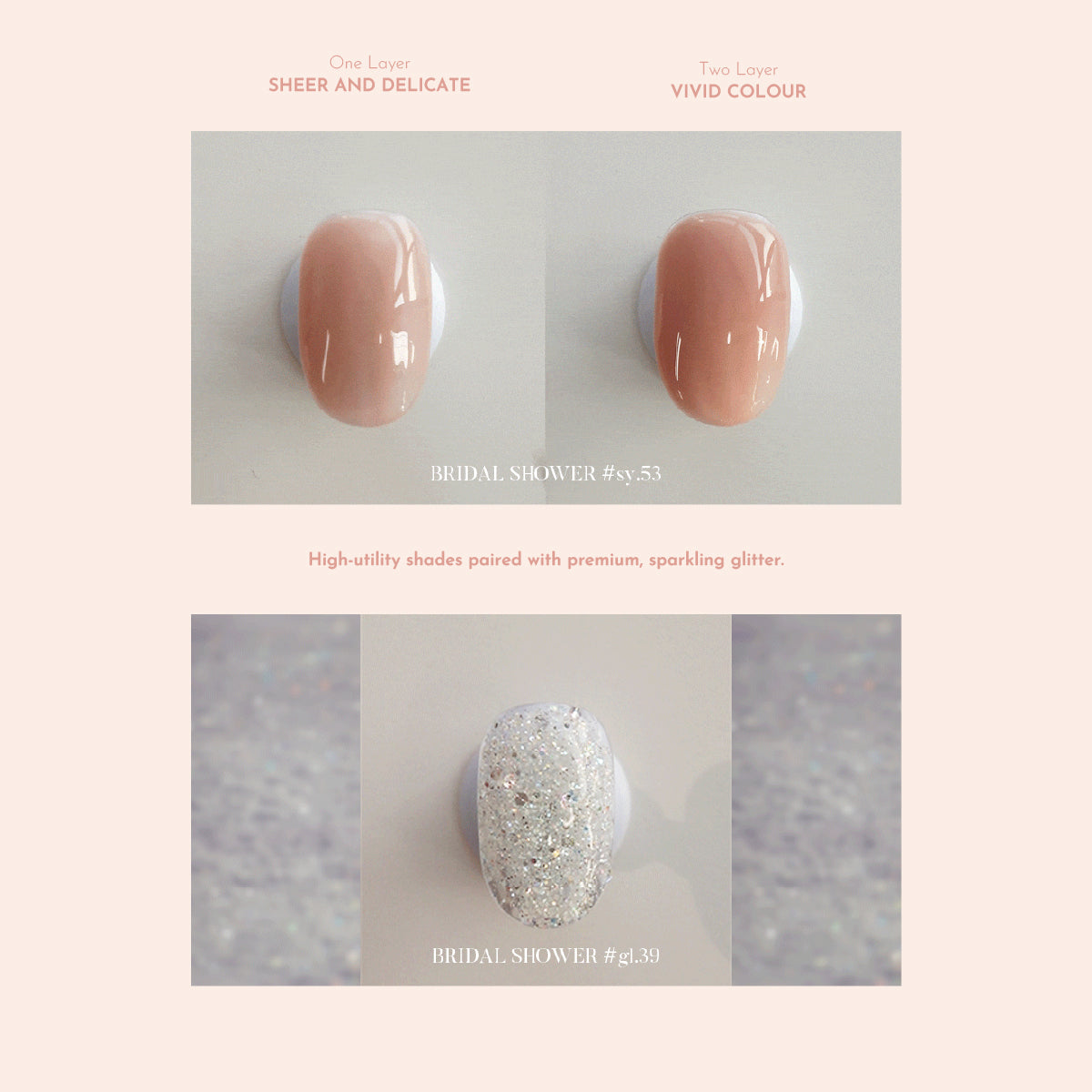 YOGURT NAIL 8 Colours Bridal Shower