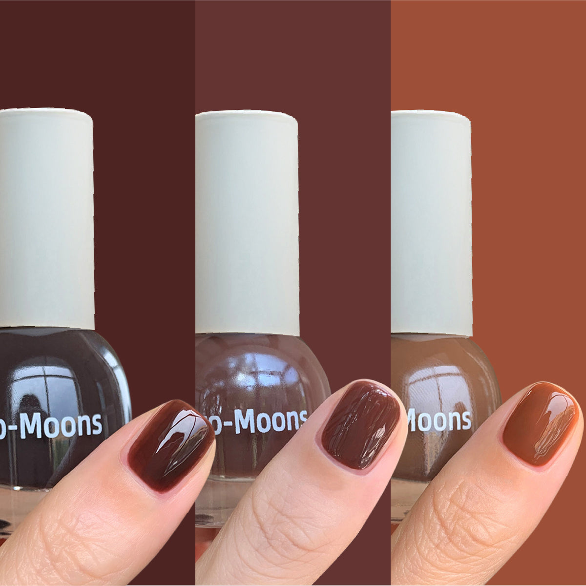 Water Based Nail Polish - Browns & Chocolate