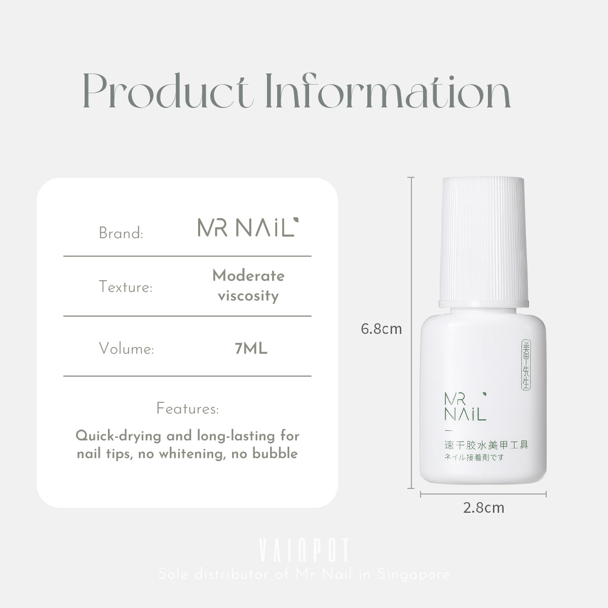 Mr Nail Brush-on Nail Glue