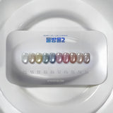 YOGURT NAIL Bubble Magnet 2 Collection / 10 Magnetic Cateye Gel