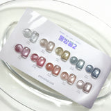 YOGURT NAIL Bubble Magnet 2 Collection / 10 Magnetic Cateye Gel