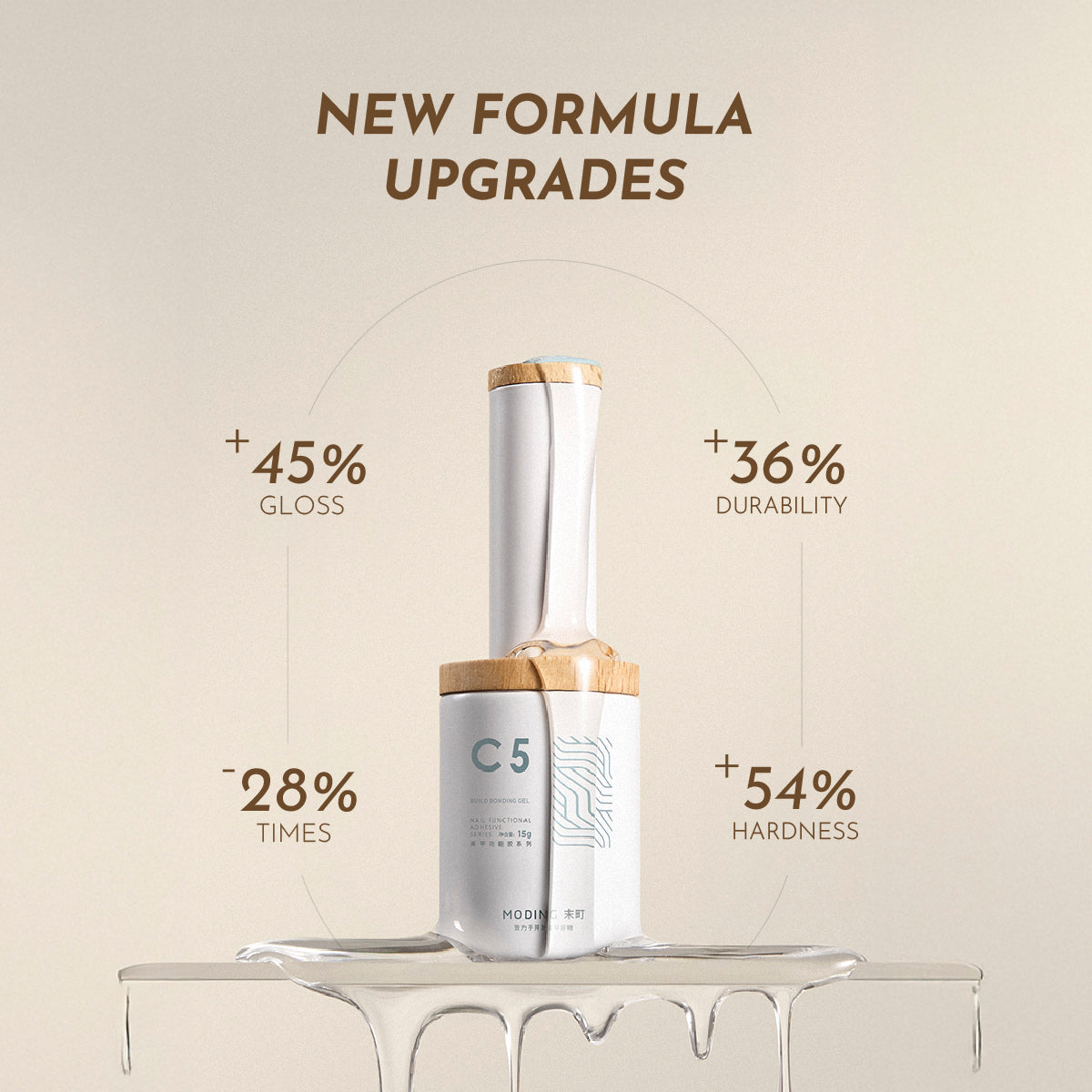 Moding High-Gloss Crystal Top Gel / C16