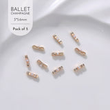 Ballet Bow Tie Charms / Pack of 5