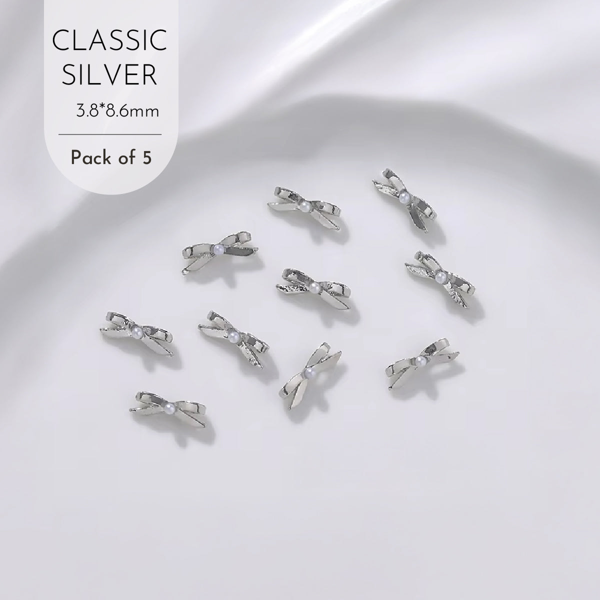 Ballet Bow Tie Charms / Pack of 5