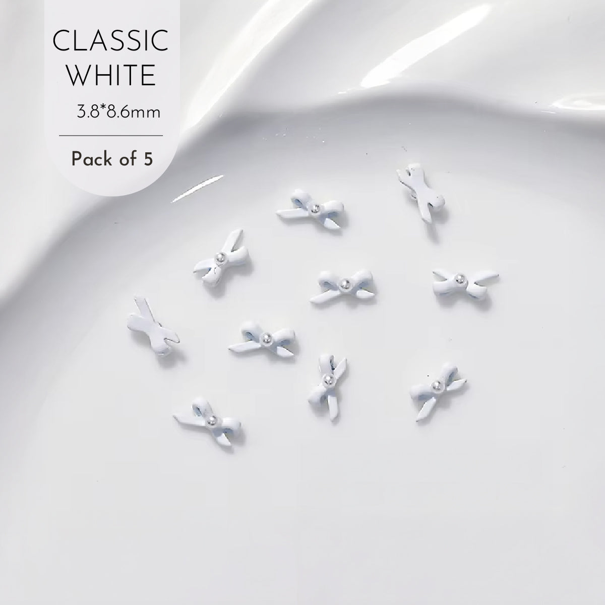 Ballet Bow Tie Charms / Pack of 5