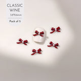 Ballet Bow Tie Charms / Pack of 5