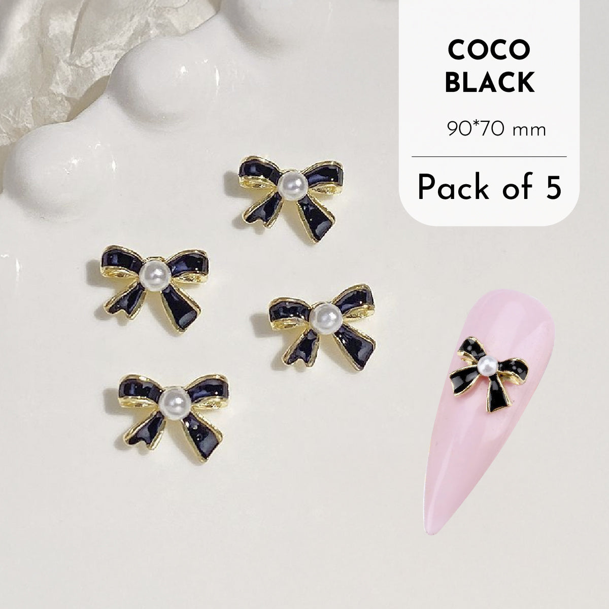 Coco Ribbon Charms / Pack of 5
