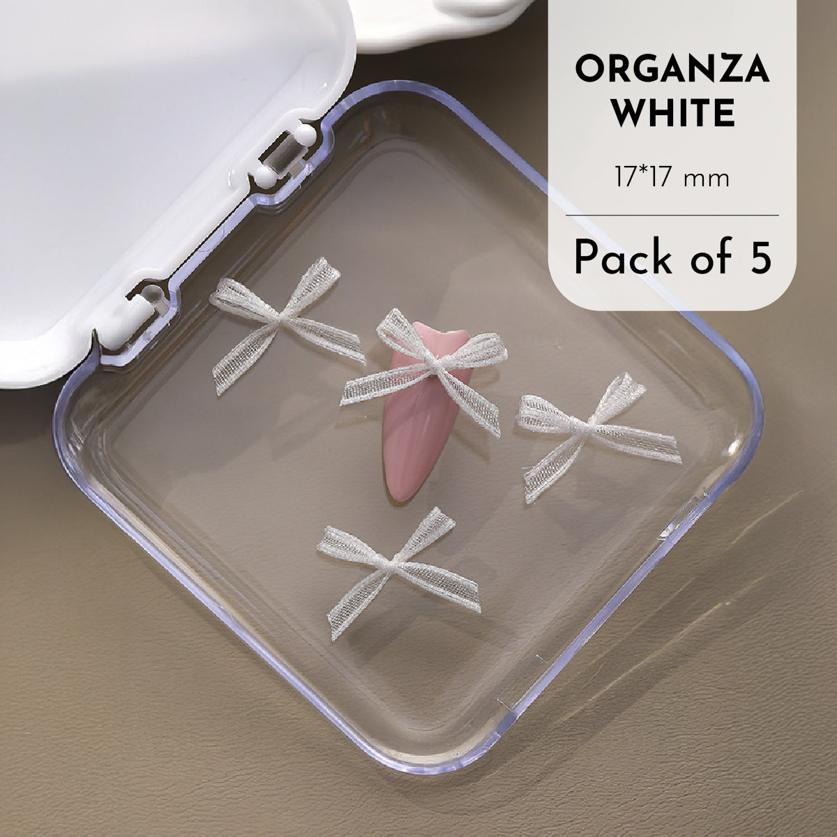 Organza Ribbon Charms / Pack of 5