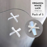 Organza Ribbon Charms / Pack of 5