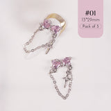 Rebel Princess Nail Art Charms / Pack of 3