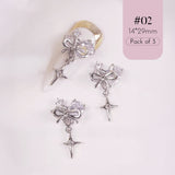 Rebel Princess Nail Art Charms / Pack of 3