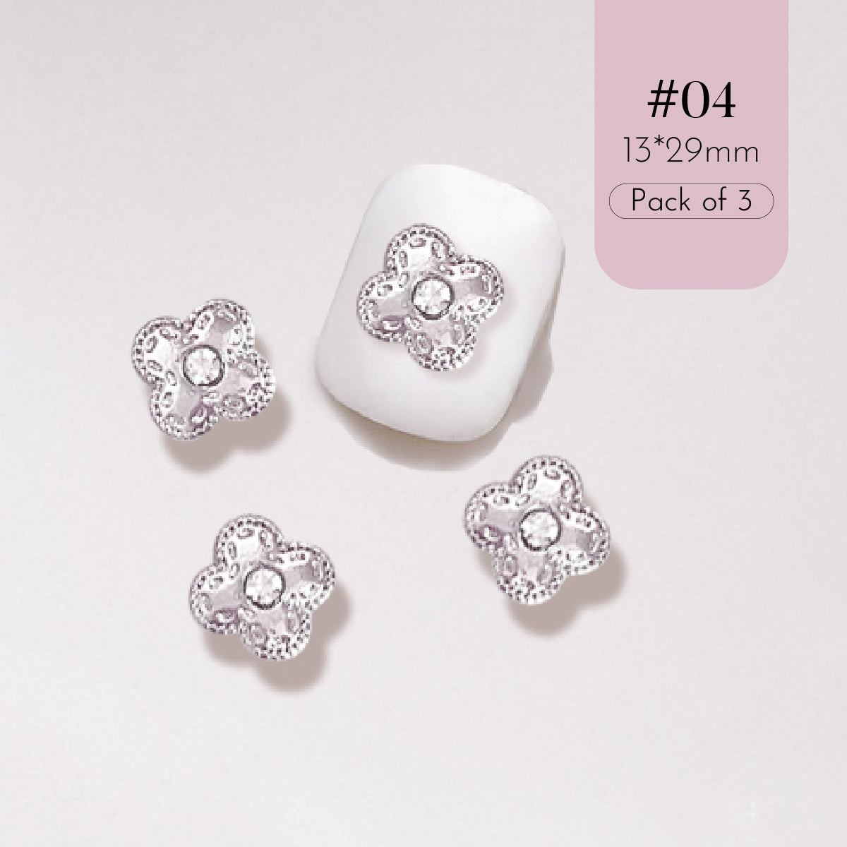 Rebel Princess Nail Art Charms / Pack of 3