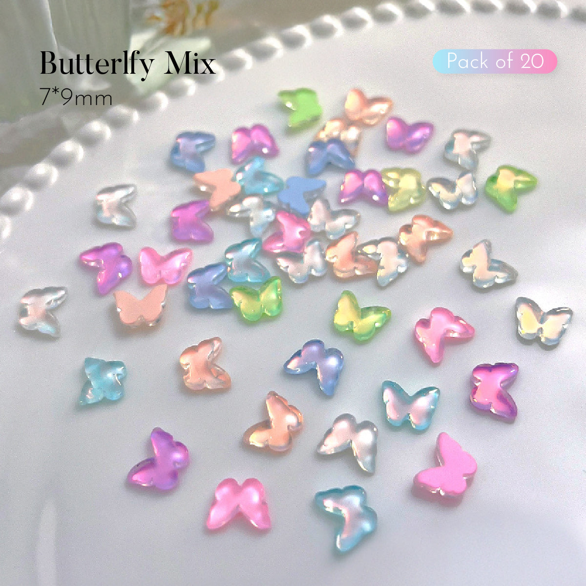 Macaron Resin Shapes Mix Charms / Pack of 20