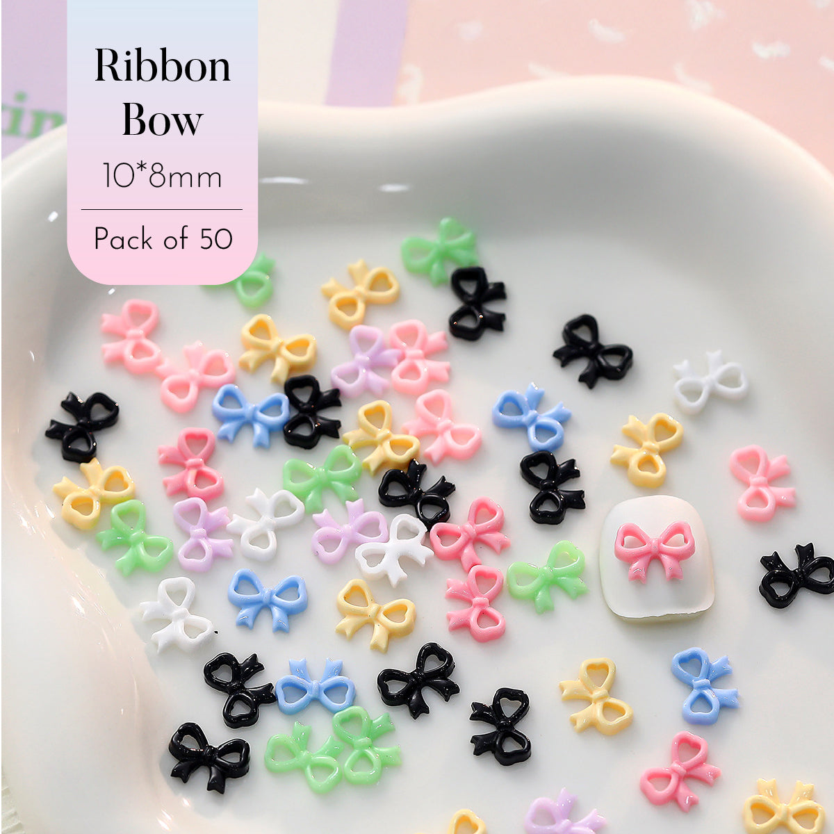 Macaron Resin Hollow Charms / Pack of 50