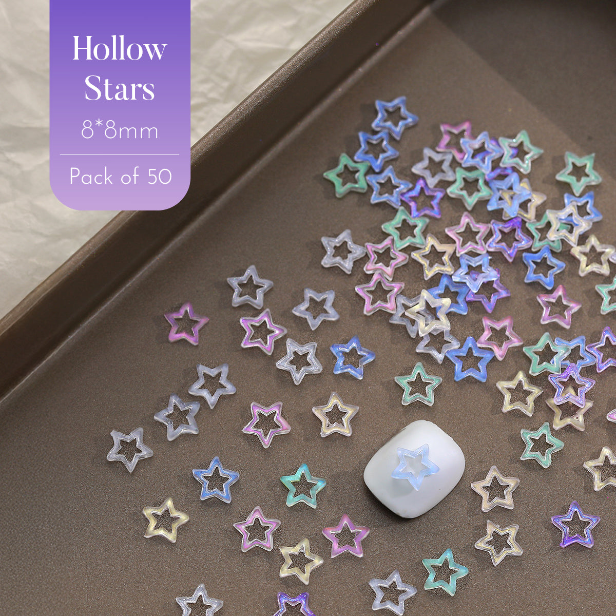 Macaron Resin Hollow Charms / Pack of 50