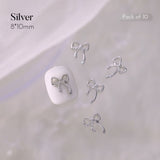 Macaron Ribbons Charms / Pack of 10