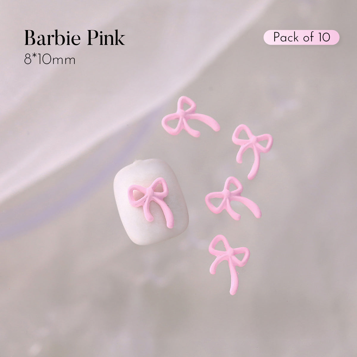 Macaron Ribbons Charms / Pack of 10