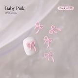 Macaron Ribbons Charms / Pack of 10