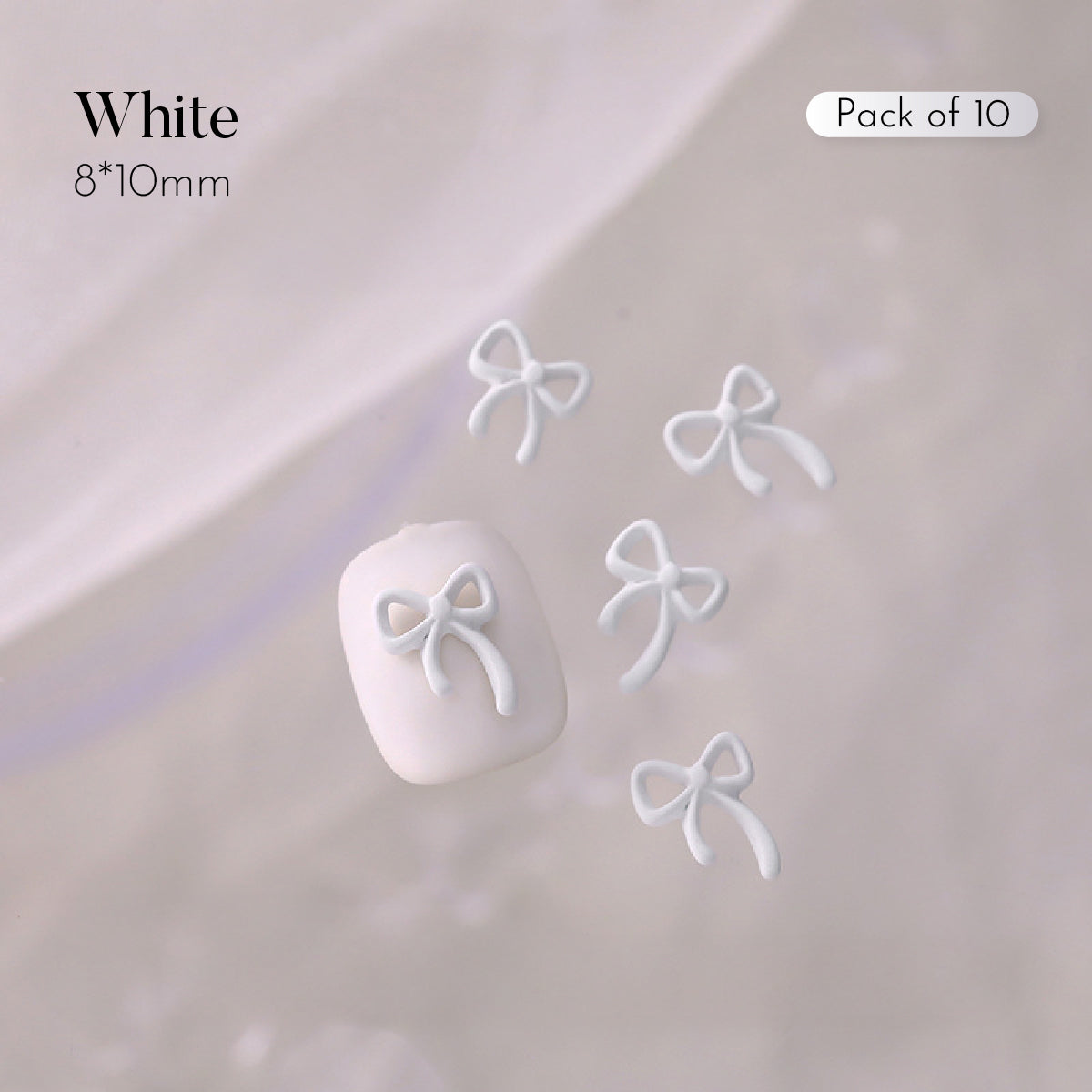 Macaron Ribbons Charms / Pack of 10