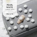 Roses & Camelia Charms / Pack of 10