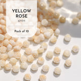 Roses & Camelia Charms / Pack of 10