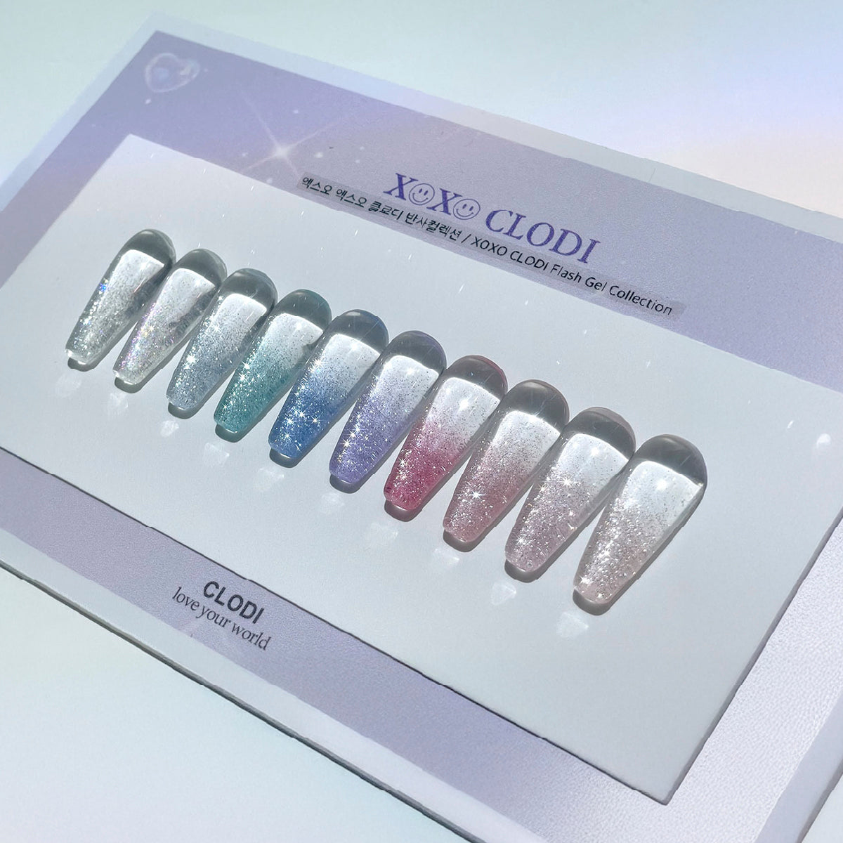 CLODI XOXO Collection/ 10 Reflective Glitter