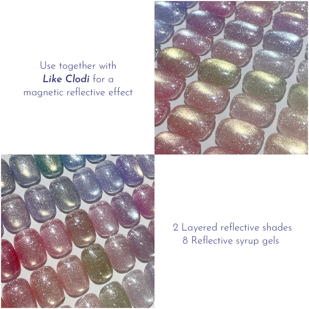 CLODI XOXO Collection/ 10 Reflective Glitter