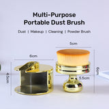 Compact Nail Art Dust Brush with Storage