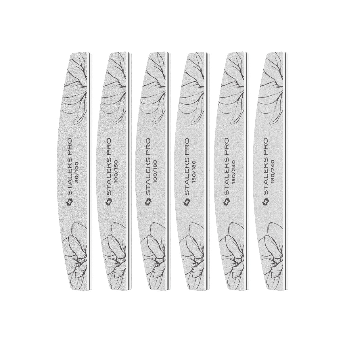 Expert 40 Crescent Mineral Nail File / 6 Grits (1pc)