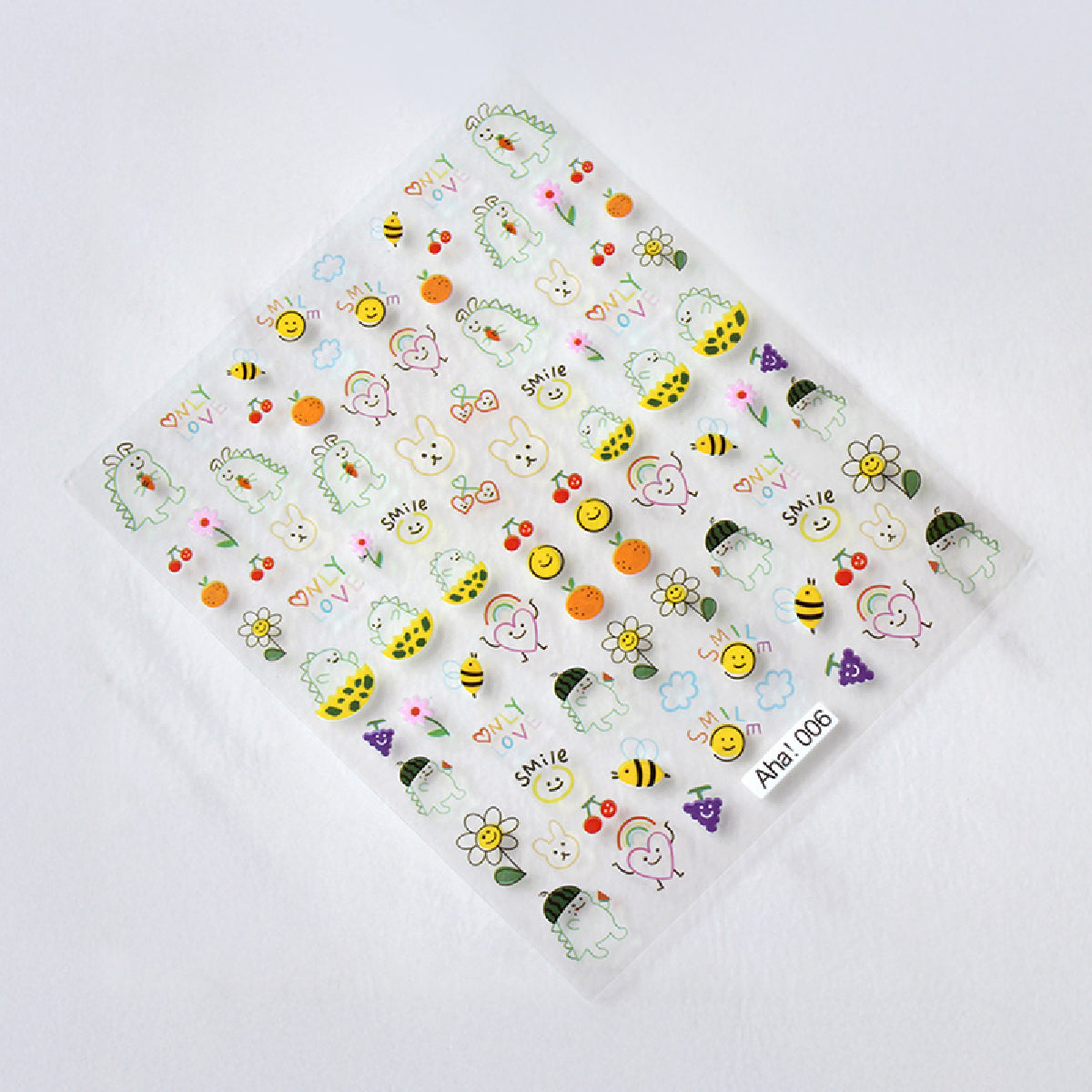 Critters Garden Nail Art Stickers