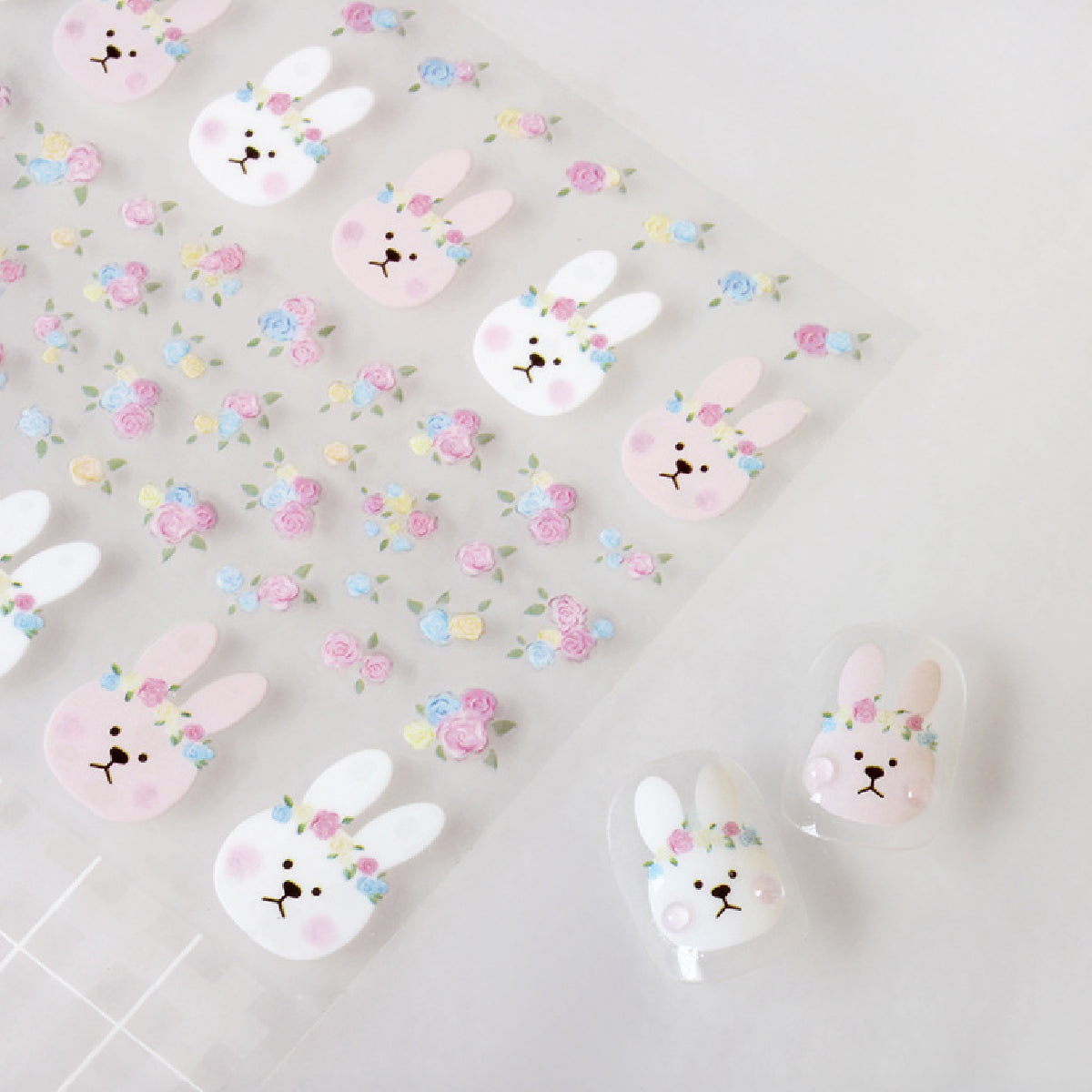Critters Garden Nail Art Stickers