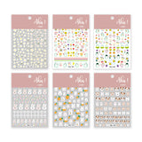 Critters Garden Nail Art Stickers