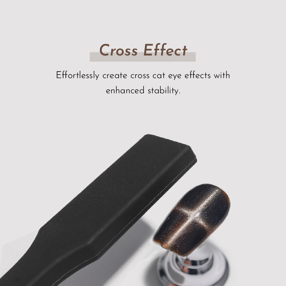 Cross Effect Magnetic Cat Eye Oar with Silicone Sleeve