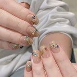 Crushed Stone Nail Decorations