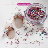 Crushed Stone Nail Decorations