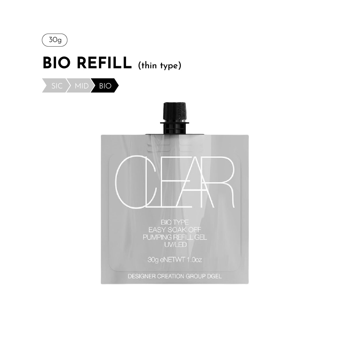 DGEL Pumping Clear Gel - BIO (Thin)