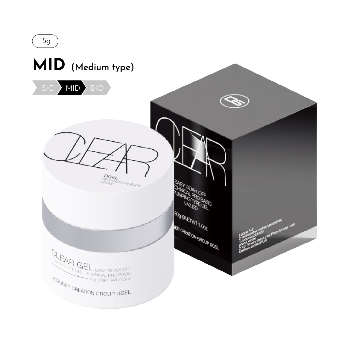 DGEL Pumping Clear Gel - MID (Medium)