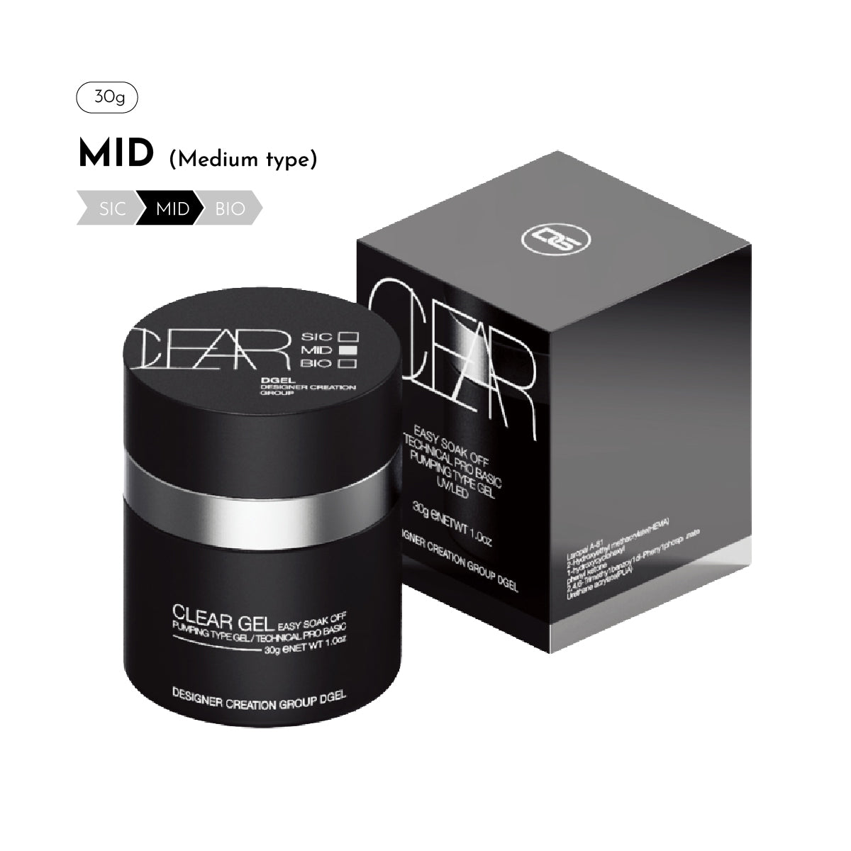 DGEL Pumping Clear Gel - MID (Medium)