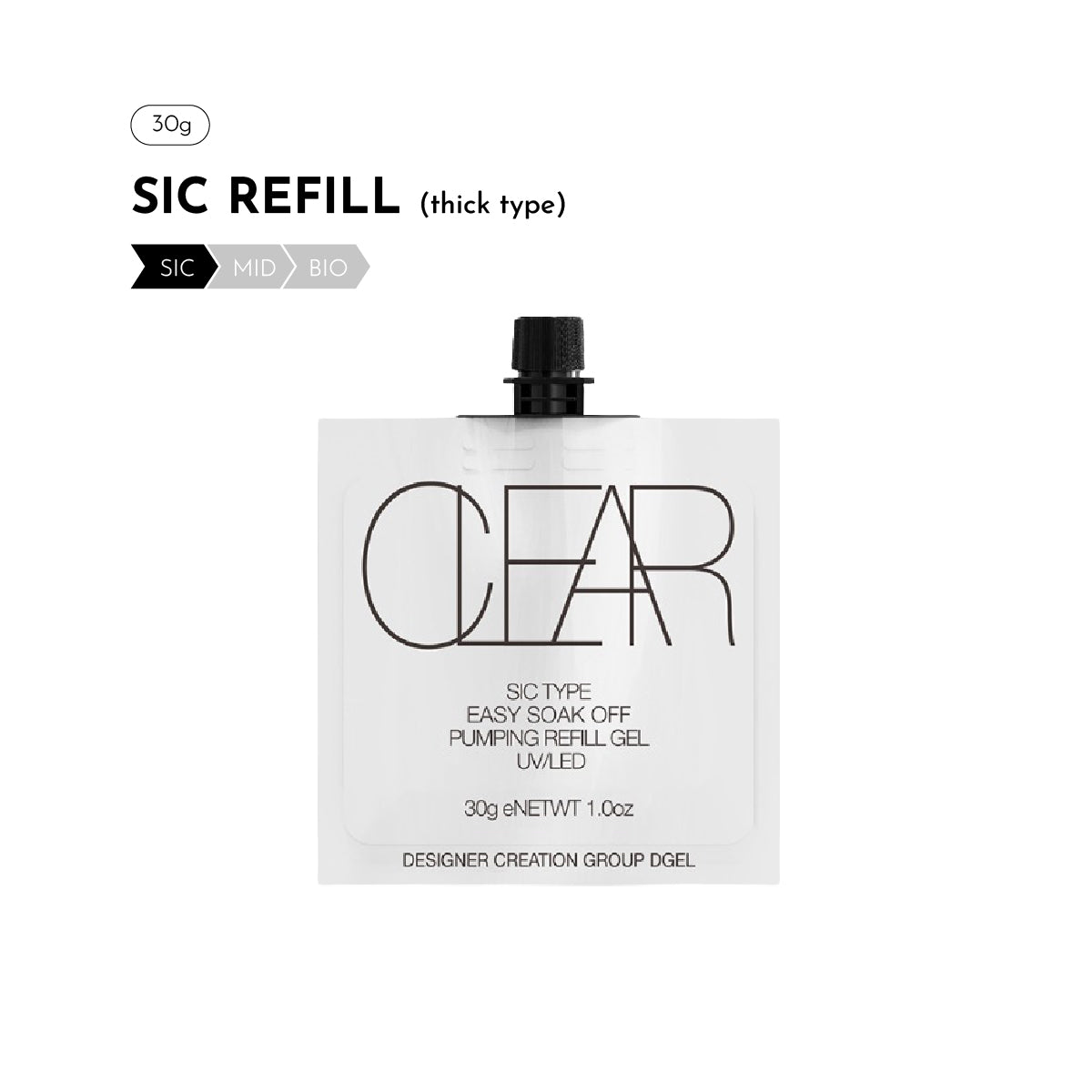 DGEL Pumping Clear Gel - SIC (Thick)