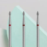 Diamond Nail Drill Bit Pointed Bud Red Head EXPERT