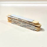 Disposable Files papmAm on Soft Foam Layer and  Wooden Base SMART 20 /10 pcs