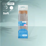 Disposable Files papmAm on Soft Foam Layer and  Wooden Base SMART 20 /10 pcs