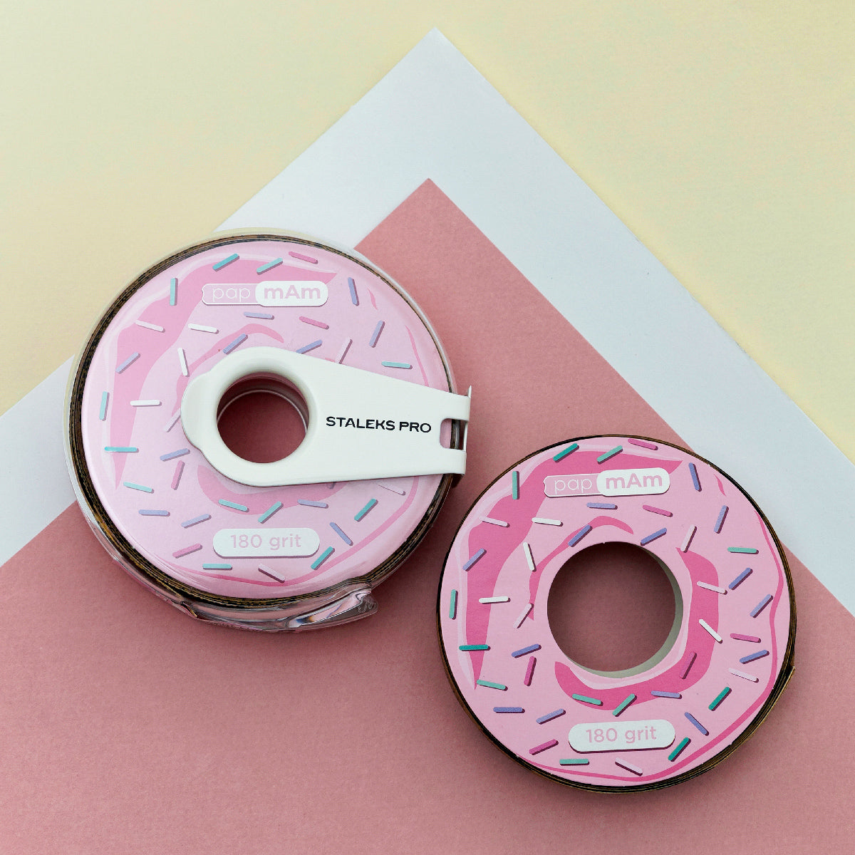Disposable White Abrasive Tape papmAm in Plastic Case EXPERT
