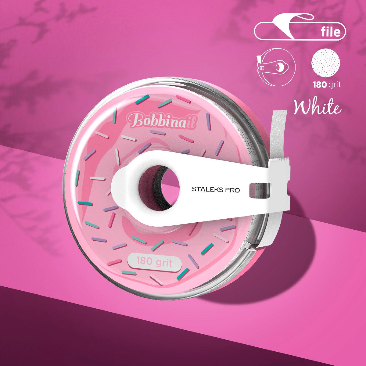 Disposable White Abrasive Tape in Plastic Case EXPERT