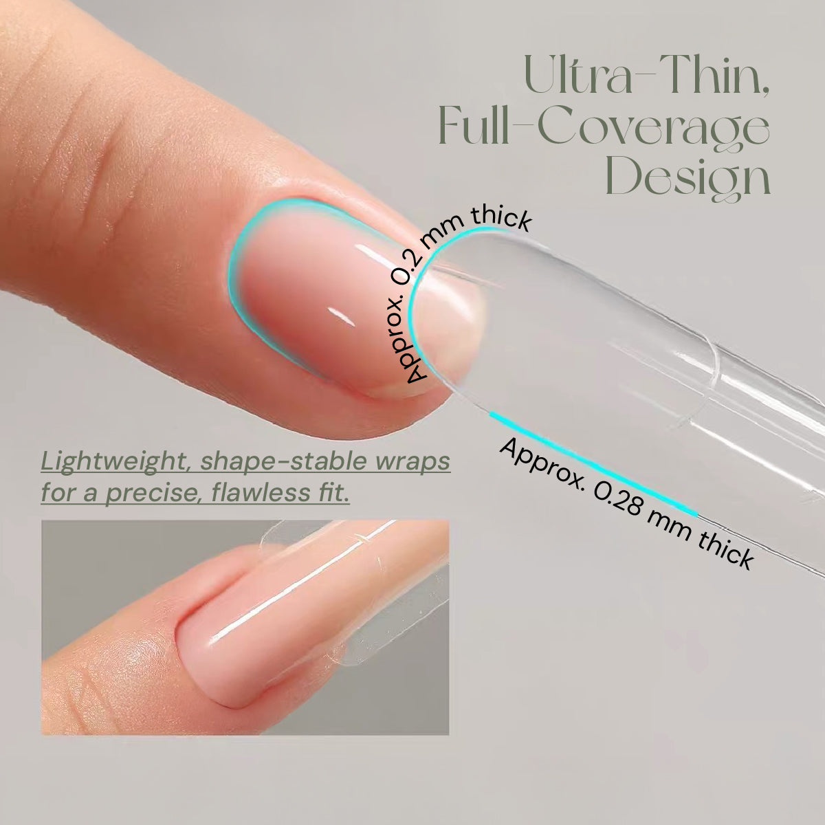 Mr Nail Double-sided Sandwich Nail Forms