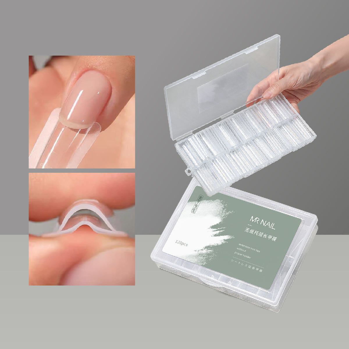 Mr Nail Double-sided Sandwich Nail Forms